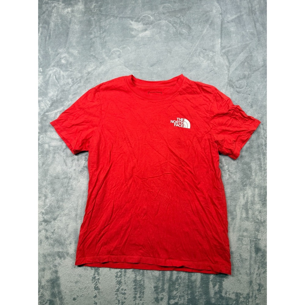 The North Face T Shirt Womens M Red Never Stop Exploring Short Sleeve Crew Neck